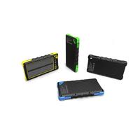 DIYEAH 8000mah Solar Panel Power Bank Rechargeable Camping Light Dual Usb Output for Outdoor Use