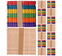 DIYEAH 800pcs Mini Wooden Serrated Cake Pop Sticks Smooth Surface and Splinter-Free Wood Craft Sticks for Art Projects and School Crafts
