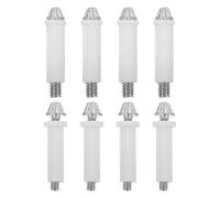 DIYEAH 8pcs Bi-Fold Door Bottom Pivot - Bifold Closet Repair Part Folding Door Replacement Parts for Barn Home Garage 3/8 and 7/16 Inch