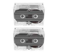 DIYEAH 8pcs Blank Audio Cassette Tape: 60 Minute Recordable Clear Audio Music Tape For Home Speech Music Interview Recording Messages Accessories