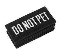 DIYEAH 8pcs Do Not Pet Patches: Dog in Training Vest Patch for Service - Animal Harness Security Embroidered Tag for Warning Service Dog Stuff
