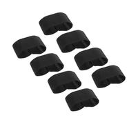 DIYEAH 8pcs Elastic Funeral Mourning Armbands Black Remembrance Bands for Soccer Rugby Hockey Fitness Activities Durable Adjustable Straps for Memorials Sports Events