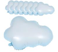 DIYEAH 8pcs Foil Cloud Balloons Party Decorations Stylish Cloud Decor for Birthday Bridal Shower Wedding Celebrations and Festive Airplane Balloon Garland