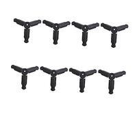 DIYEAH 8pcs Folding Tabletop Phone Tripods with 1/4 Inch Screw Design, Portable Abs Material Mobile Camera Holders for Shooting and Streaming, One-hand Hold after Folding
