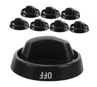 DIYEAH 8pcs Gas Stove Knobs Replacement for Kitchen Hob Ignition Button Kit Easy Install Gas Stove Knobs Oven Parts
