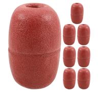 DIYEAH 8pcs Pvc Rope Float Buoy with Hydrodynamic Structure and UV Resistant Foam for Kayak Anchors and Fishing Nets, for Saltwater and Freshwater Use, Colored Marker Buoys for Crab Traps