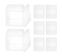 DIYEAH 8pcs Small Acrylic Square Candy Boxes with Lid, 210ml Cube Containers for Party Favors and Wrapping in Uk