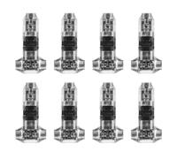 DIYEAH 8Pcs T Type 1 Pin Wiring Connectors Solderless Wire Splicer Clamp Connectors No Wire Stripping Required Quick Electrical Connection for Low Voltage Wiring