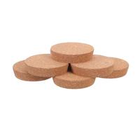DIYEAH 8pcs Tapered Cork Bottle Stoppers for Glass Bottles, Natural Wood Wine Corks for Airtight Sealing, Replacement Carboy Stopper Suitable for Wine, Crafts, and Laboratory Use