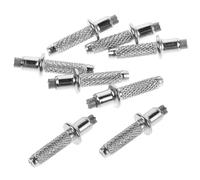 DIYEAH 8pcs Tungsten Steel Cane Tips for Hiking Sticks, Sturdy High Carbon Steel Trekking Pole Replacement Feet, Compatible with Walking Poles for Outdoor Camping and Hiking