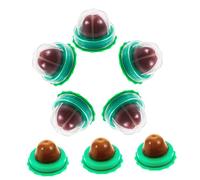 DIYEAH 8PCS Vitamin Catnip Pudding Snacks for Cats and Kittens Lickable Sweet Treats with Sugar Coating Dental Cleaning Fun Candy Balls Random Flavors Pack