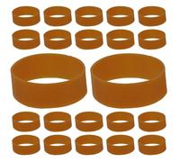 DIYEAH 90pcs Vietnam Rubber Bands Multi-functional Rubber Rings 50 * 20mm High-elastic Strong Elasticity Bright Colors Stylish Material for Tying Hair Crafts Making