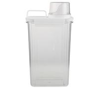 DIYEAH 95oz Multifunctional Dispensing Bottles for Cleaning Supply Organizer Plastic Bottle for Laundry Essentials Holder Easy Refill Container for Shampoo and Lotion Storage