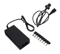 DIYEAH 96w and Adjustable Connector 8pcs with Charger Laptop Power Head, Black Pvc Material, Tensile High Temperature Resistance, Compatible with 12-24v for Use Laptops Office and