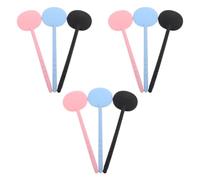 DIYEAH 9Pcs Eye Test Occluder Tool Lightweight Plastic Handheld Shields for Strabismus Screening and Vision Exams Reusable Eye Covers Suitable for Clinical and Personal Use