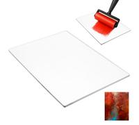 DIYEAH A3 Gel Printing Plate Transparent Monoprinting Pad for Printmaking Reusable Gel Plate for Card Making Scrapbooking Journaling Mixed Media and DIY Crafts