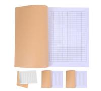 DIYEAH Accounting Ledger Book 4Pcs Blank Grid Sheets for Financial Record Keeping and Inventory Entry Exit Tracking in Business Management