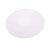 DIYEAH Acrylic Record Mat for Turntable Mat White Vinyl Record Player Platter for Home Disc Use Audio