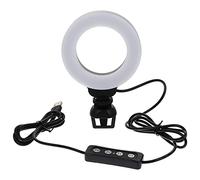 DIYEAH Adjustable LED Video Conference Lighting Clip Light for Computer for Remote Work Photography and Video Calls Durable Portable Design