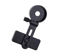DIYEAH Adjustable Phone Mount Clip for Mobile Phone and Monocular Telescope, Black Plastic Telescope Photography Adapter Suitable for Taking Pictures from Further Distance