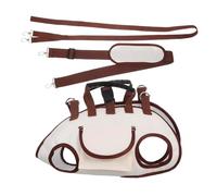 DIYEAH Adjustable Portable Pet Carrier Sling for Small and Medium Cats and Dogs Breathable Full with Traction Leash Lightweight Crossbody Dog Sling Bag for Outdoor Walks and Travel