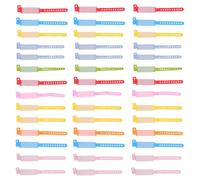 DIYEAH Adjustable PVC Wristband Anti-Loss Identification Bracelet Waterproof Safety Band for Kids Outdoor Activities School Hiking Summer Camp