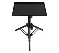 DIYEAH Adjustable Tripod Stand Projector Shelf with Antislip Abs and Iron Material, Telescopic Size Range 30-50cm for Desktop and Bedside Use, Strong Stability to Reduce Risks