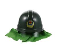 DIYEAH Adult Firefighter Hat with Universal Fit Design and Vision Safety, Green Abs Fire Fighting Accessories for Men and Women in Challenging Firefighting Environments