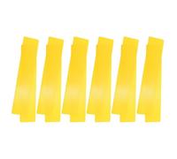 DIYEAH Agility Training Markers and Pvc 12pcs Yellow for, Non- Flat Spot Markers Quick Setup and Removal Tennis Court Basketball Court for Multipurpose Venues and