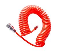 DIYEAH Air Compressor Hose Tube Flexible Coiled PU Air Hose with Connector High Pressure Easy to Use for Air Compressor Models Reliable and Expandable Design