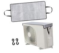 DIYEAH Air Conditioner Outer Cover Insulation Panel for outside Units Aluminum Foil Material Protective Cover for Central Air Conditioner for Outdoor Scenarios