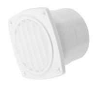 DIYEAH Air Vent Cover for Rv and Yacht with Efficient Airflow Performance, Adjustable Louvered Abs Structure, White Circular Ventilation Grille Suitable for Open Sea and Ventilation