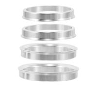 DIYEAH Aluminum Hub Centering Rings 4pcs for Offroad Vehicles, 64.1-56.1mm Wheel Hub Centric Adapters for Precise Wheel Alignment and Enhanced Shock Absorption