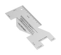 DIYEAH Aluminum Quilting Ruler Lightweight Sewing Gauge for Patchwork and DIY Projects Precision Measuring Tool with Bold Markings for Crafting Multipurpose Quilting and Woodworking Aid