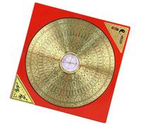 DIYEAH Ancient Copper Compass Portable Traditional Chinese Compass with Vintage Design for Outdoor Activities and Hiking, Functional Taoist Feng Shui Tool for Orientate the Wild