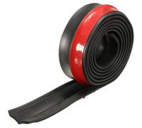 DIYEAH Anti-scratch Bumper Protector Rubber Rear Bumper Protector Strip, Self-adhesive, Lightweight, Black, 2.5m X 65mm, for Cars and Trucks, Car Decor
