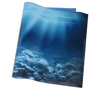 DIYEAH Aquarium Background Decal Coral Reef Fish Tank Wallpaper 76x46cm Decorative Ocean Wall Sticker for Aquariums and Fish Tank Decorations