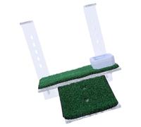 DIYEAH Aquatic Turtle Resting Platform with Secure and Stable Support, Plastic Ramp for Turtles and Reptiles, 20x18x8.5cm, for Aquarium and Landscape Pond Use