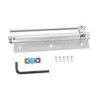 DIYEAH Automatic Door Closer Spring Loaded Metal Door Hinge Sturdy Hydraulic Security Accessory with Foldable Arm for Quiet Safe Closing in Homes and Offices