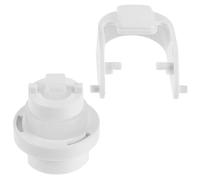 DIYEAH Automatic Toothpaste Squeezer Replacement Kit with Silicone Pump and Plastic Push Rod, 4cm Pump for Toothpaste Tube Dispenser Repair, Bathroom Tube Squeezer Accessories