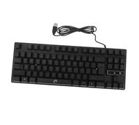 DIYEAH Backlit Mechanical Keyboard Keys Wired Gaming Keyboard with Rainbow Floating Keycaps Ergonomic for Office Home Laptop Tablet Desktop Use