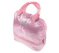 DIYEAH Ballet Dance Backpack for Little Dancers with Weather-resistant Nylon and Polyester Material, Multiple Functional Compartments Including Shoe Compartment, Comfortable and Cute Pink