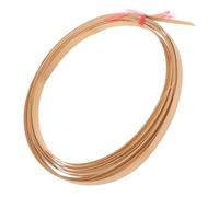 DIYEAH Bamboo Strips for Basket Weaving Flat Smooth Ribbon Natural Bamboo Material for Crafting Furniture Repair and Woven Home Decor