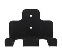 DIYEAH Barbell Wall Holder Three-hook Weightlifting Storage Rack Vertical Barbell Mount for Home Gym Space-saving Wall Mounted Gym Equipment Organizer