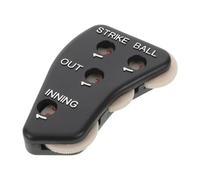 DIYEAH Baseball Umpire Clicker Handheld Mechanical Score Counter with 4 Wheels Pitch and Strike Indicator for Outdoor Sports and Softball Coaching