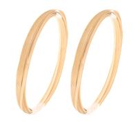 DIYEAH Basket Weaving Strips 2 Bundles Yellow DIY Basket Reeds Material for Repairing Woven Items 0.20 in Wide 118.11 in Total Length
