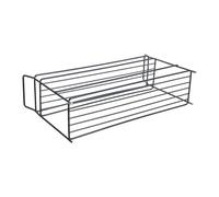 DIYEAH Bathroom Counter Storage Rack Black Metal Wire Shelf for Washroom Organization Versatile Sink and Corner Storage Countertop Organizer for Towels and Cosmetics