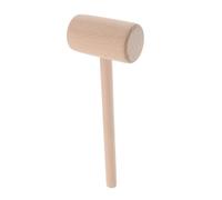 DIYEAH Beech Wooden Mallet Hammer for DIY Leatherworking and Woodworking Crafts Balanced Head for Precise Controlled Strikes Stylish Durable Tool for Home Projects and Craft Supplies