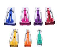 DIYEAH Bias Tape Maker Set 7Pcs Double Fold and Single Fold 6-25Mm Quilting Binding Tape Maker Tools for Sewing Patchwork Quilt Edging Craft