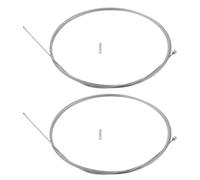 DIYEAH Bike Gear Cable Stainless Steel 2Pcs 2.1M Length Transmission Shift Cable for Road and Mountain Bikes Daily Commuting Accessories